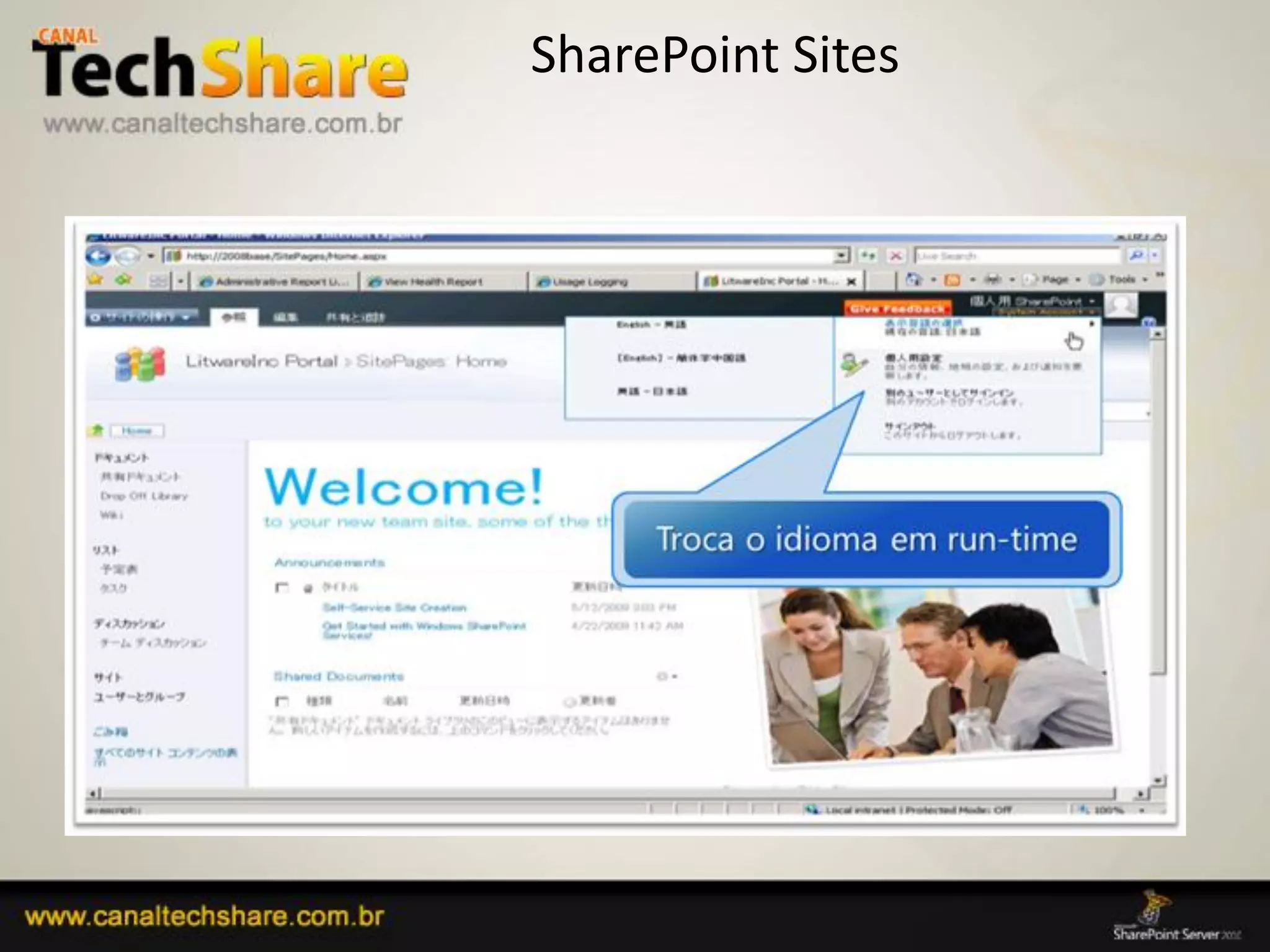 SharePoint Sites




03/09/2012                      18
 