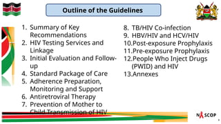 Overview & Whats New _Kenya Treatment and Prevention Guidelines, 2022 ...