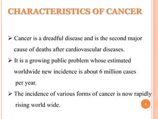 Overview of cancers plants | PPTX