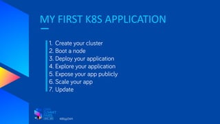 Deploying your first application with Kubernetes | PDF