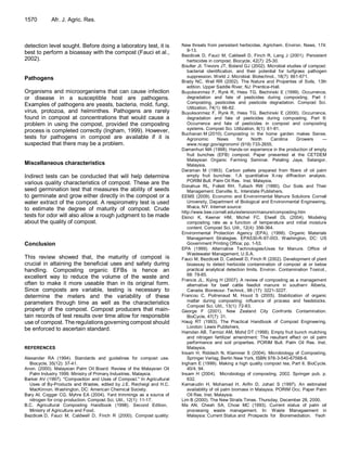 Oil palm composted biomass: preparation, utilization, handling and ...