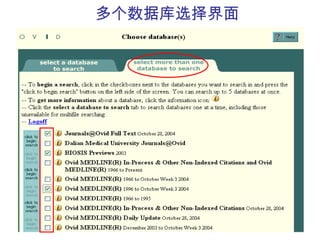 多个数据库选择界面
 