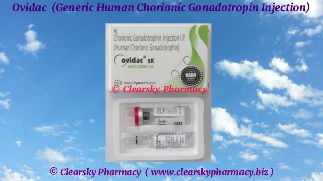 © Clearsky Pharmacy ( www.clearskypharmacy.biz )
Ovidac (Generic Human Chorionic Gonadotropin Injection)
 