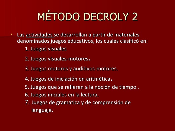 DECROLY Y EL JUEGO PDF DECROLY Y EL JUEGO PDF