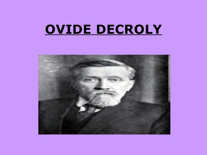 Ovide decroly