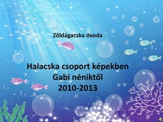 Zöldágacska óvoda




Halacska csoport képekben
      Gabi néniktől
        2010-2013
 