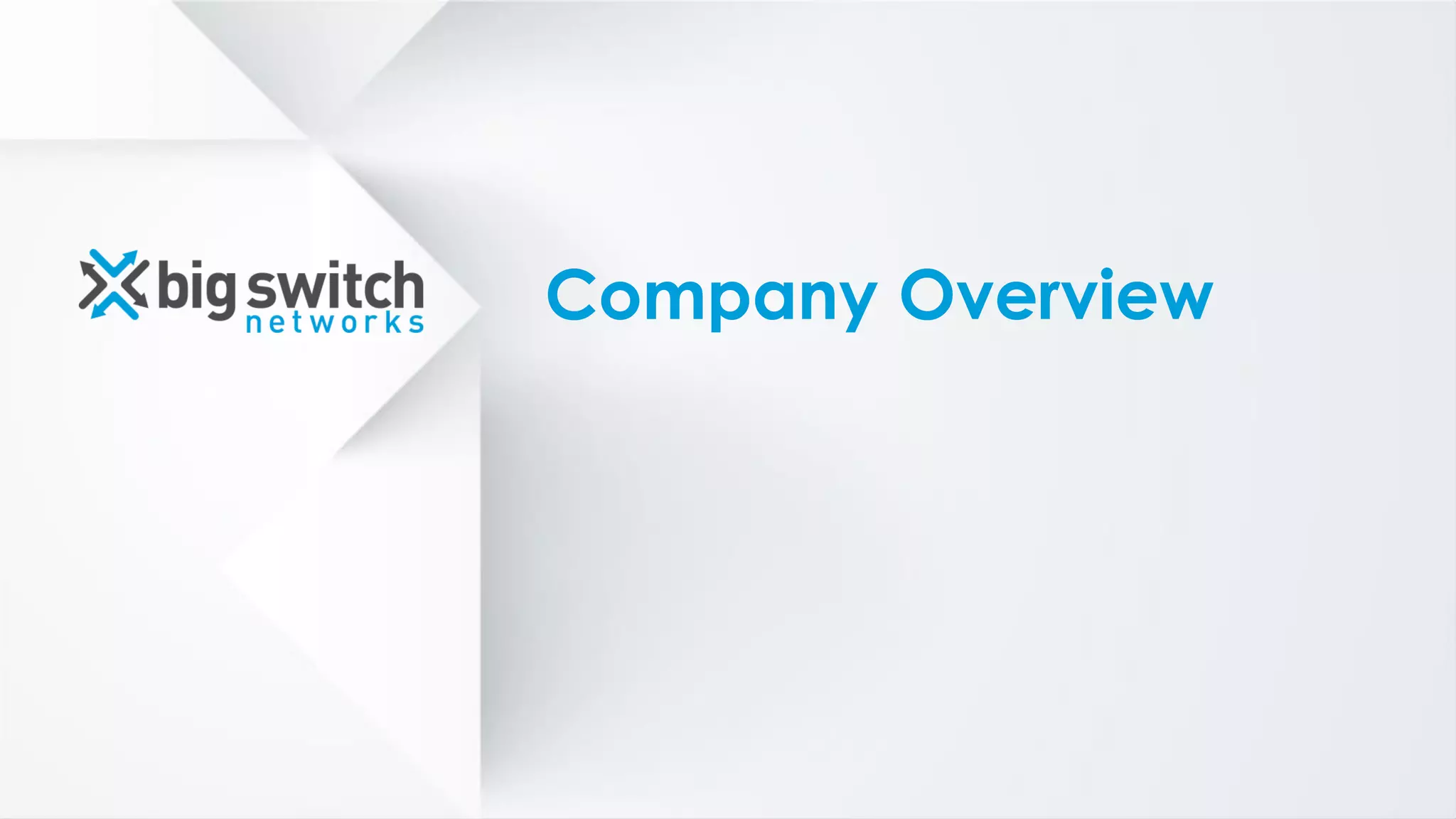 Company Overview
 