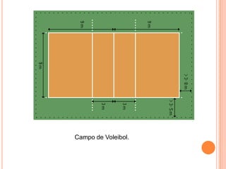 Campo de Voleibol.
 