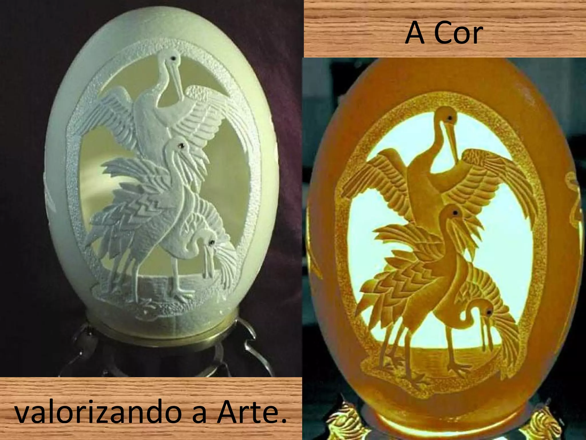 A Cor valorizando a Arte. 