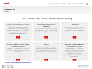 Website: https://www.ovtt.org/en/resources
 