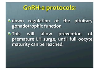 Ovulation induction protocols in ivf cycles. warda | PDF