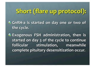 Ovulation induction protocols in ivf cycles. warda | PDF