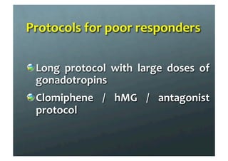 Ovulation induction protocols in ivf cycles. warda | PDF