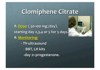 Ovulation induction protocols in ivf cycles. warda | PDF