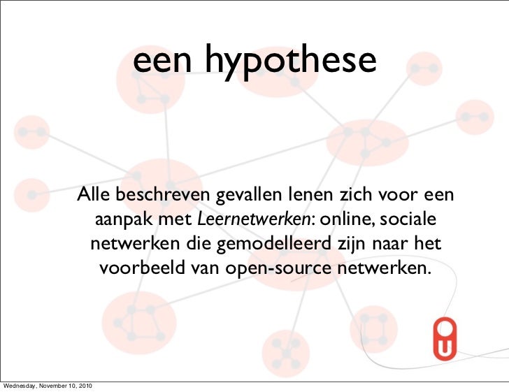 OWD2010  4  Het ontwerpen van open infrastructuren voor genetwerkt