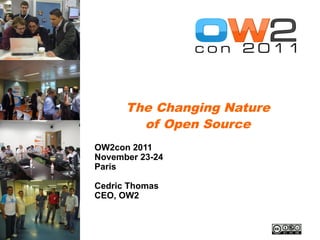 Economics of open source, OW2con11, Nov 24-25, Paris | PDF | Operating ...