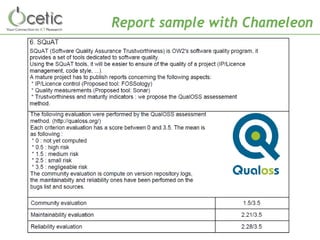 Report sample with Chameleon  
