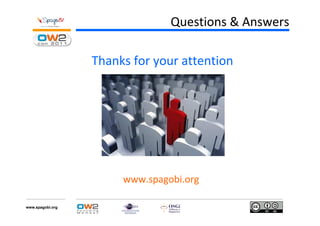 Questions & Answers

                  Thanks for your attention




                       www.spagobi.org

www.spagobi.org
 