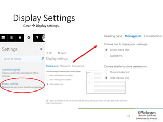 Display Settings
29
Gear  Display settings.
 