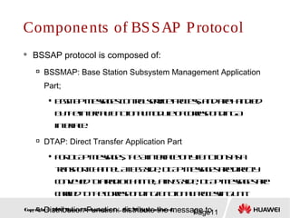 Owa330011 bssap protocol analysis issue 1.0 | PPT