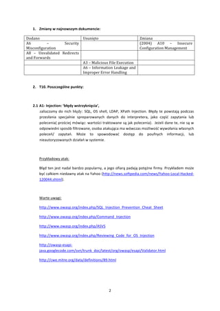 Owasp Top10 2010 RC1 PL