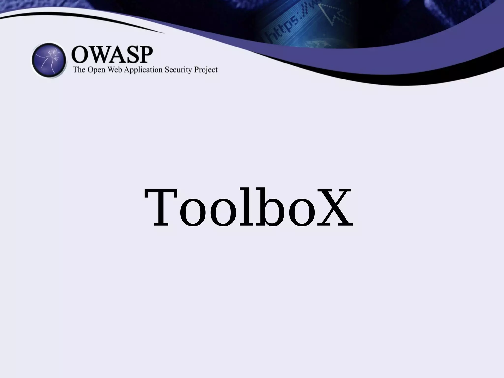 ToolboX
 