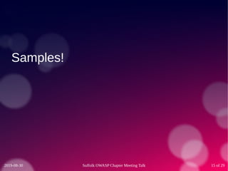 What could possibly go wrong? Threat modelling in the 21st century. – Phil Ashby