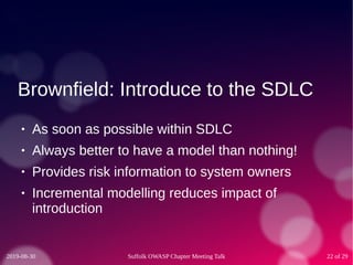 What could possibly go wrong? Threat modelling in the 21st century. – Phil Ashby