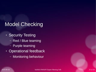What could possibly go wrong? Threat modelling in the 21st century. – Phil Ashby