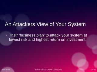 What could possibly go wrong? Threat modelling in the 21st century. – Phil Ashby