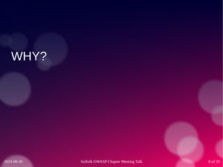 What could possibly go wrong? Threat modelling in the 21st century. – Phil Ashby