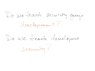 OWASP Chicago-Suburbs Kick-off Presentation