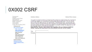 0X002 CSRF

 