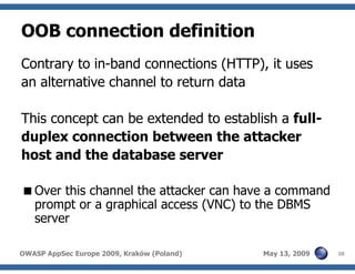 Advanced SQL injection to operating system full control (short version)
