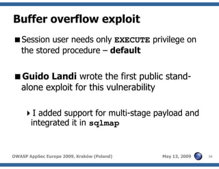 Advanced SQL injection to operating system full control (short version)