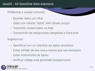 OWASP Top 10 101 en Java EE | PDF
