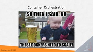 Container Orchestration
Copyright - we45, 2020
 