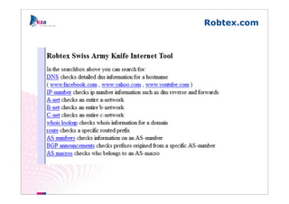 Robtex.com
 
