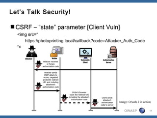 OAuth 2.0 & Security Considerations