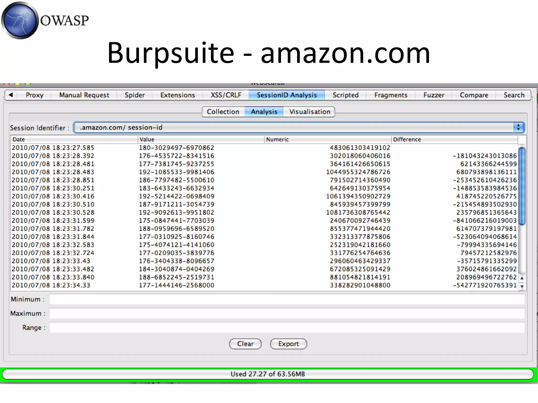 Burpsuite - amazon.com
 