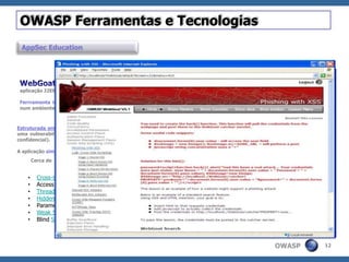 OWASP - Ferramentas