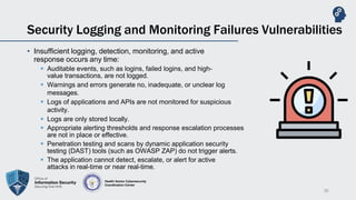 owasp top 10 security risk categories and CWE | PPTX