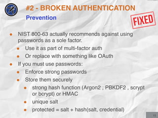 OWASP Top 10 - The Ten Most Critical Web Application Security Risks | PDF