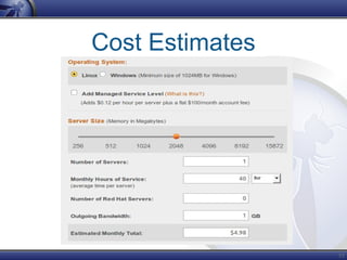 55
Cost Estimates
 