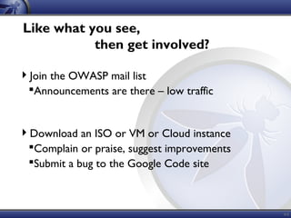 OWASP WTE - Now in the Cloud!