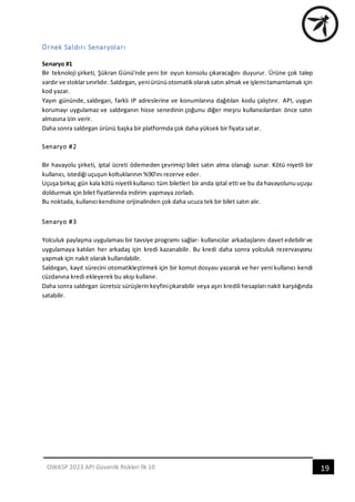 OWASP API Security Top 10 - 2023 (Türkçe Çeviri) | PDF
