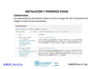 Owasp 6  Seguridad en WordPress