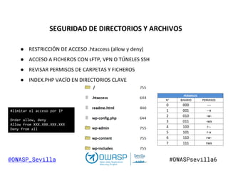 Owasp 6  Seguridad en WordPress