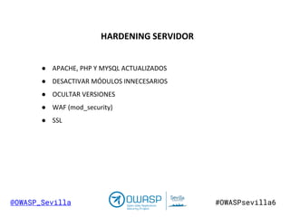 Owasp 6  Seguridad en WordPress