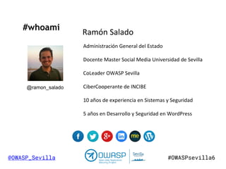 Owasp 6  Seguridad en WordPress